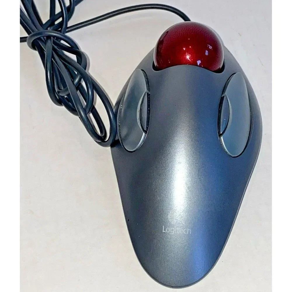 Logitech Trackman Marble Mouse USB T-BC21 (804377-0000) - TESTED WIRED Gamers